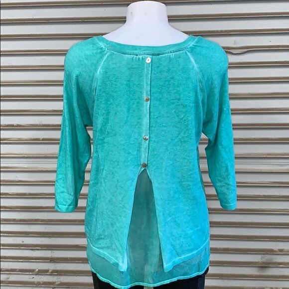 Angle Apparel green sweatshirt style top size sm - Picture 8 of 8